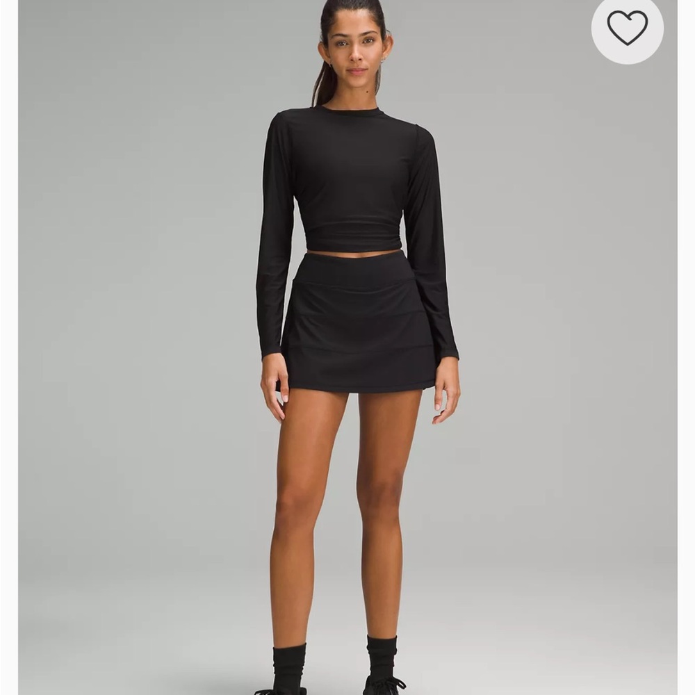 Lululemon size 10 black Pace Rival Mid-Rise Skirt
Long - Picture 5 of 14
